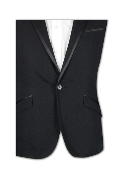 BS282 供應定做西裝 緞紋包邊外套西裝 禮服西裝 西裝公司 細節-5